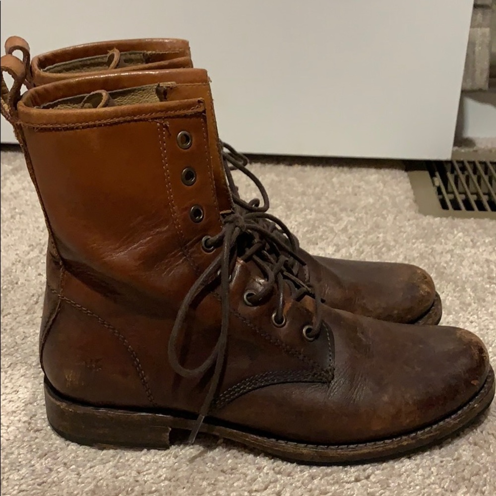 Frye Veronica Combat Boots